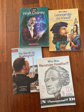 Scholastic I Am Walt Disney – Teal & Purple Illustrated Cover